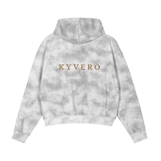 KYVERO Flow Gray Zip-Up Hoodie