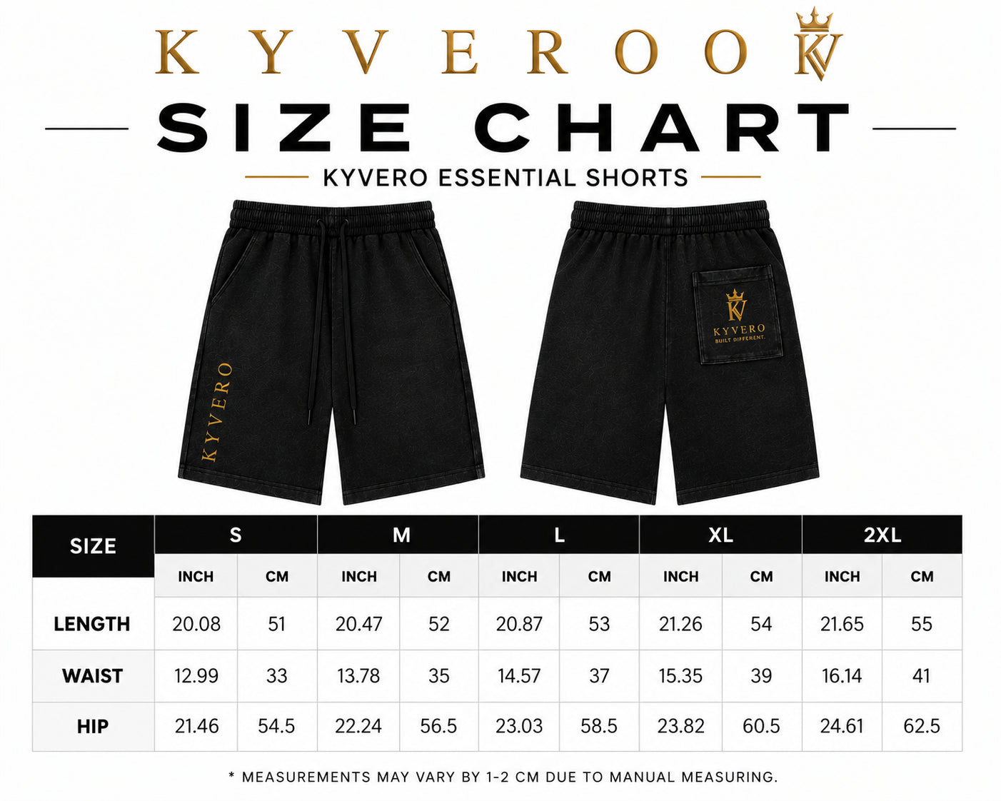 KYVERO Essential Shorts