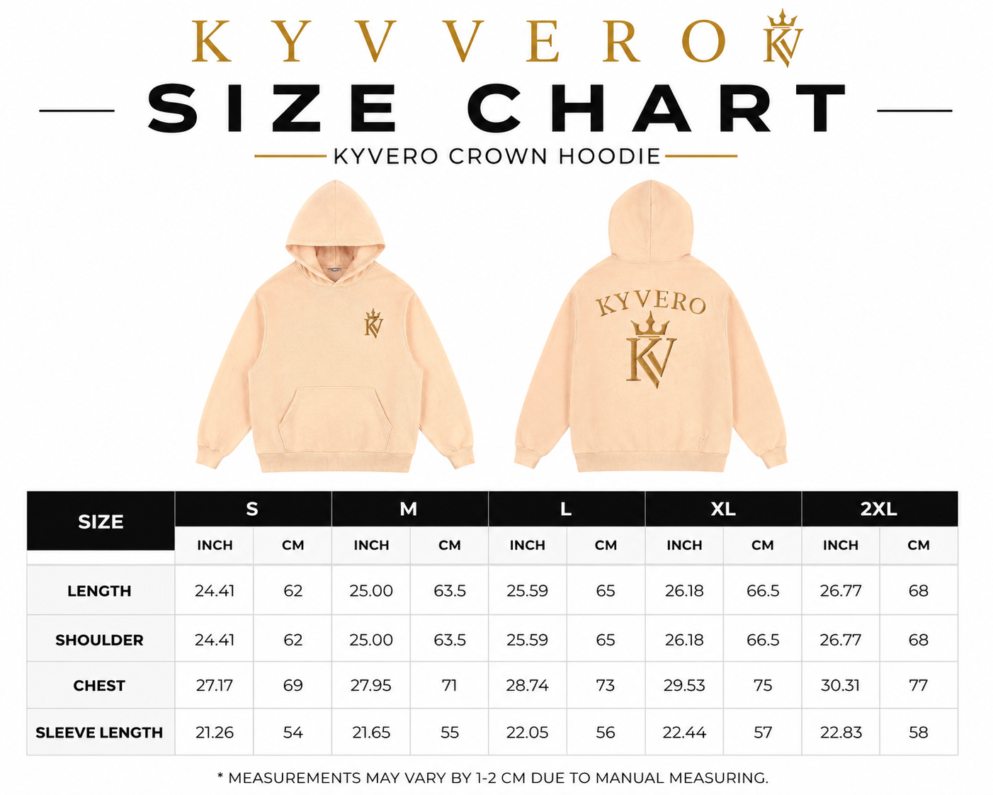 KYVERO Classic Crown Hoodie